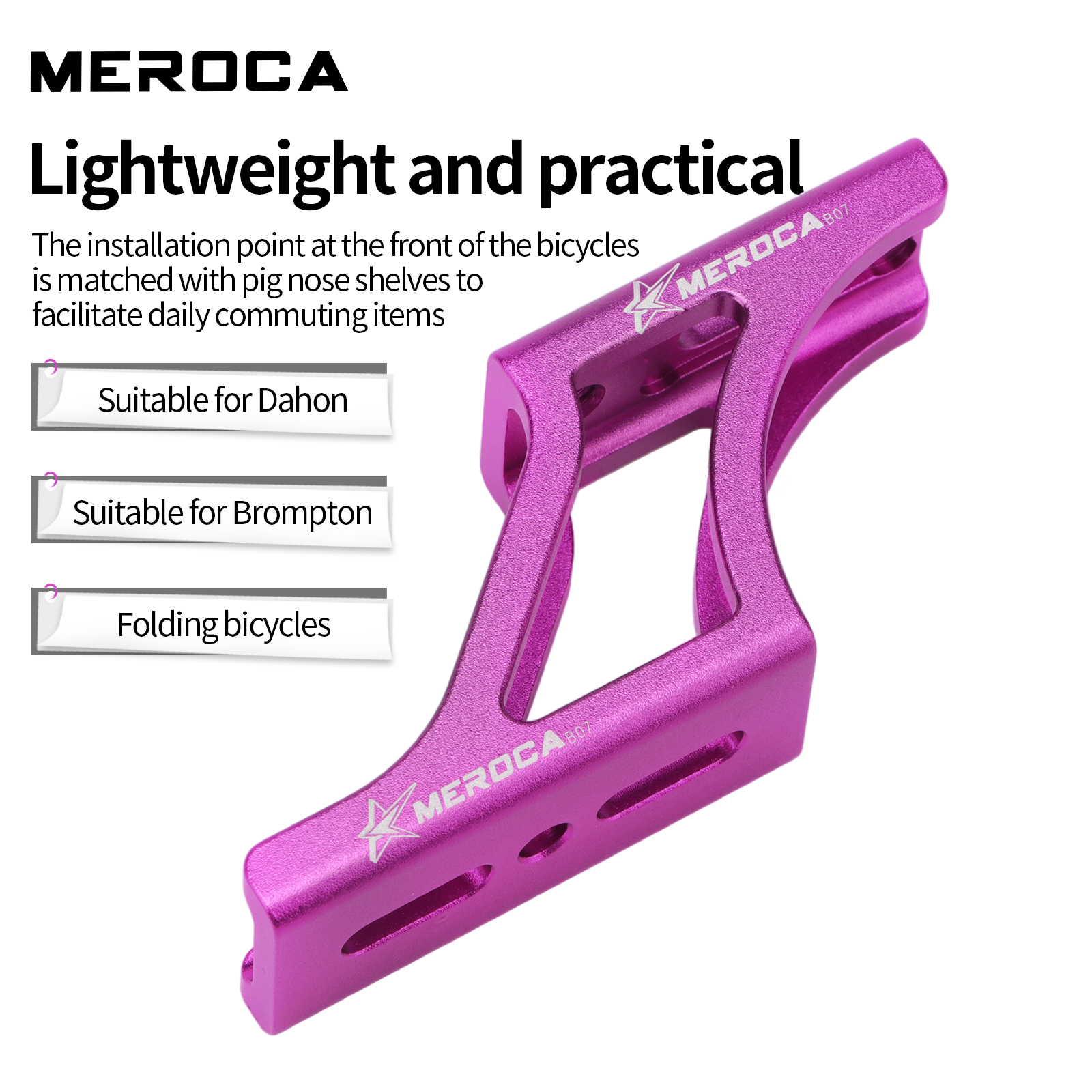 Meroca Folding Bicycle Front B - مراجعة Cycling Commute Bag وسعره