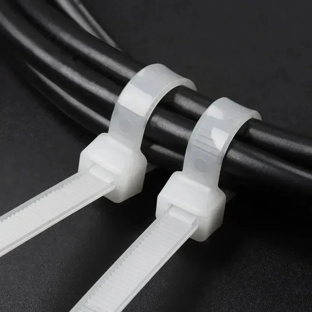 100/300/500pcs Multiple Specif - مراجعة Cable Lock Flexible وسعره