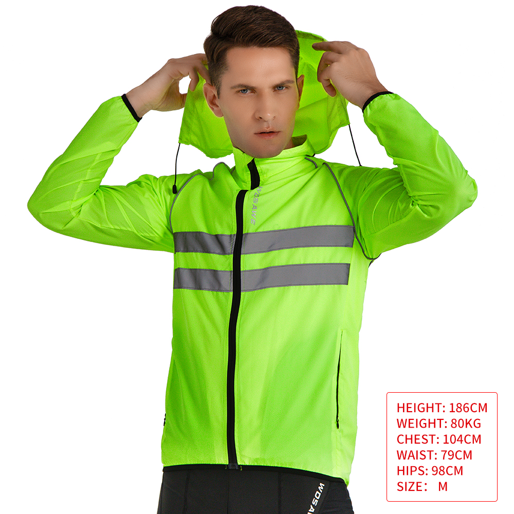 WOSAWE Ultralight Men's Cyclin - مراجعة Cycling Commuter Jacket وسعره