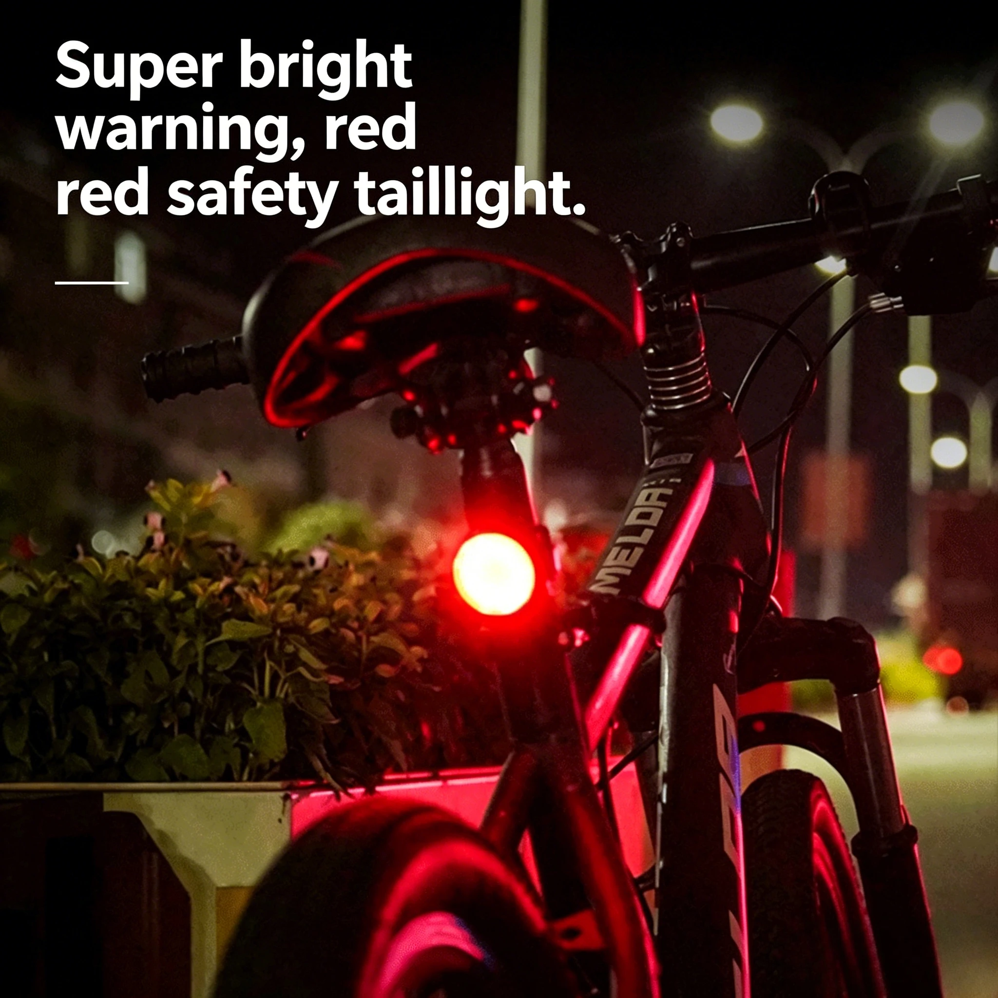USB Rechargeable Waterproof LE - مراجعة Bike Light Front Rear وسعره