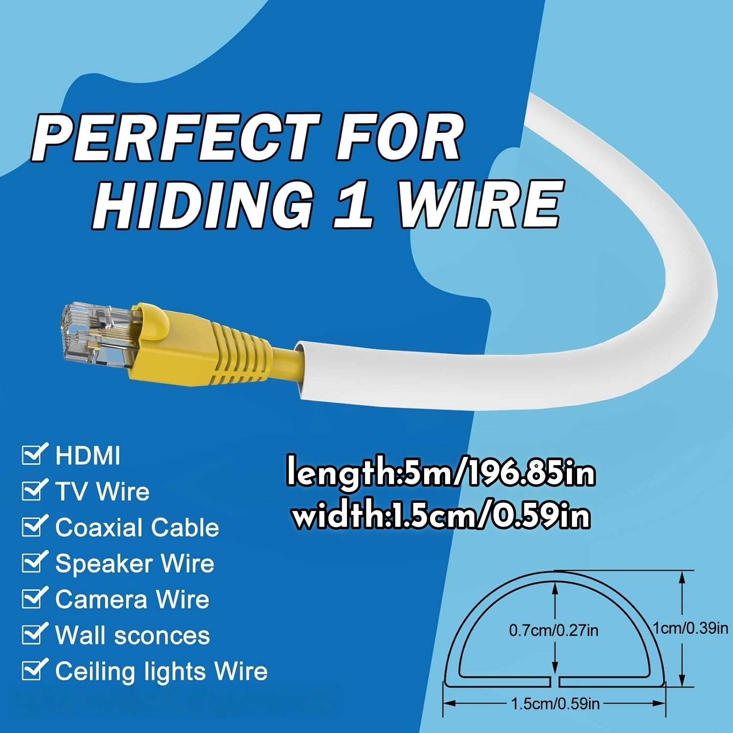 1PC 1/3/5m Flexible floor cabl - مراجعة Cable Lock Flexible وسعره