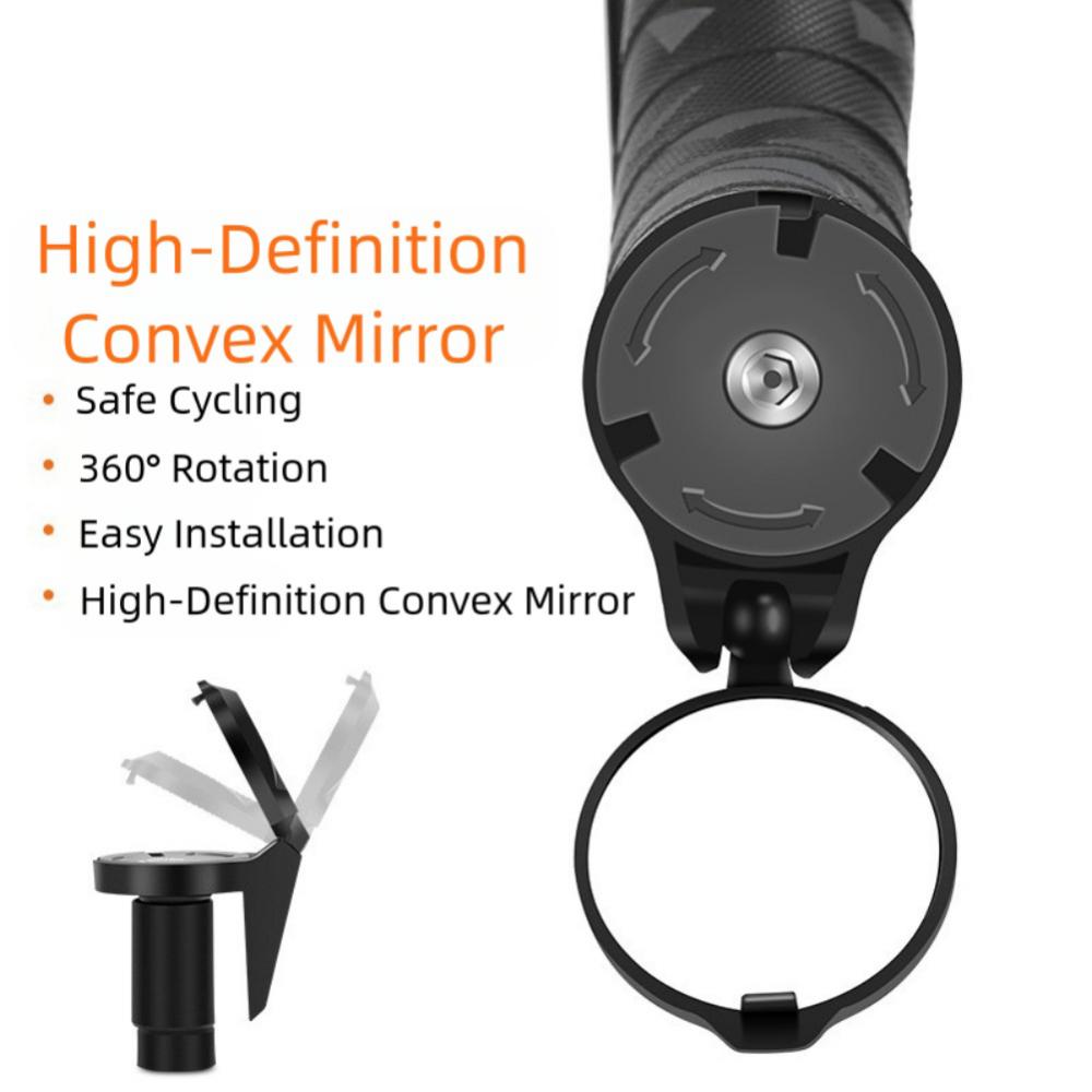 Bicycle Handlebar End Mirror B - مراجعة Mirror Handlebar Convex وسعره