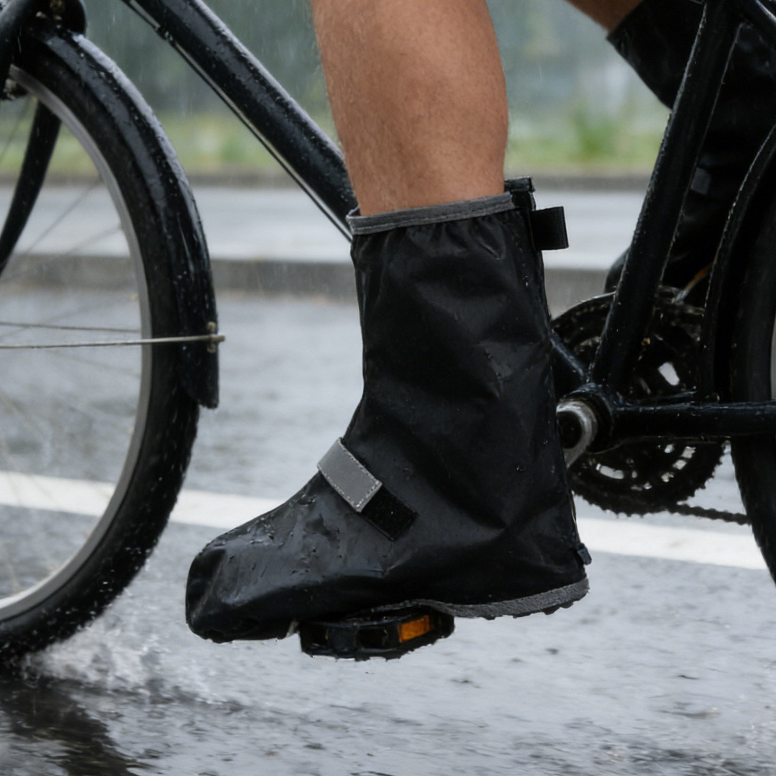 1Pair Waterproof Rain Shoe Cov - مراجعة Cycling Commute Shoes وسعره
