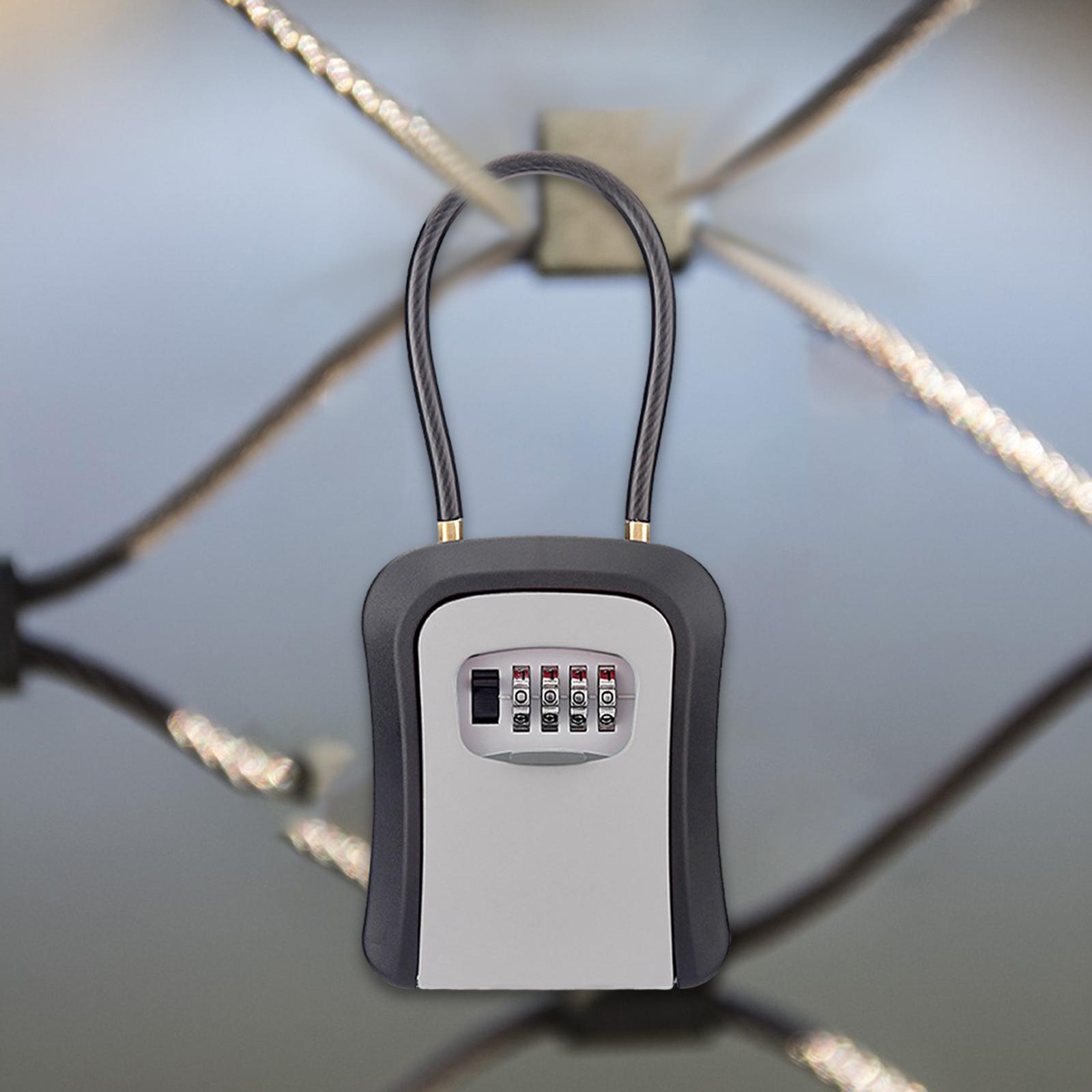 Key Lock Box Key Security Box  - مراجعة Chain Lock Combination وسعره