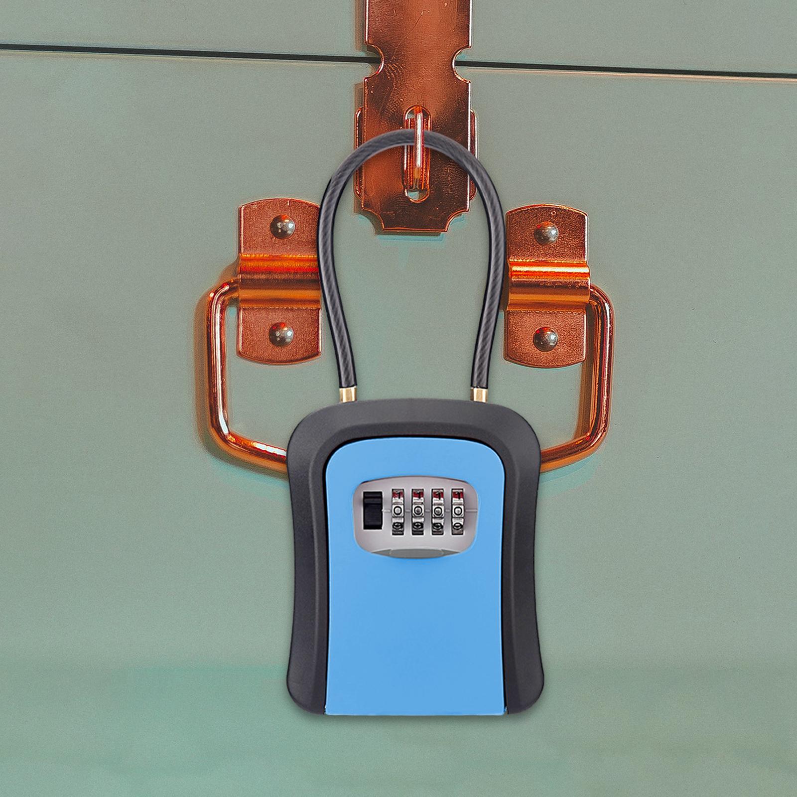 Key Lock Box Key Security Box  - مراجعة Chain Lock Combination وسعره