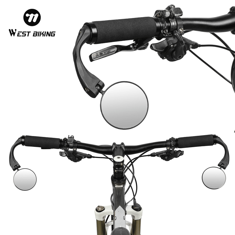 WEST BIKING Bicycle HD Rearvie - مراجعة Mirror Handlebar Convex وسعره