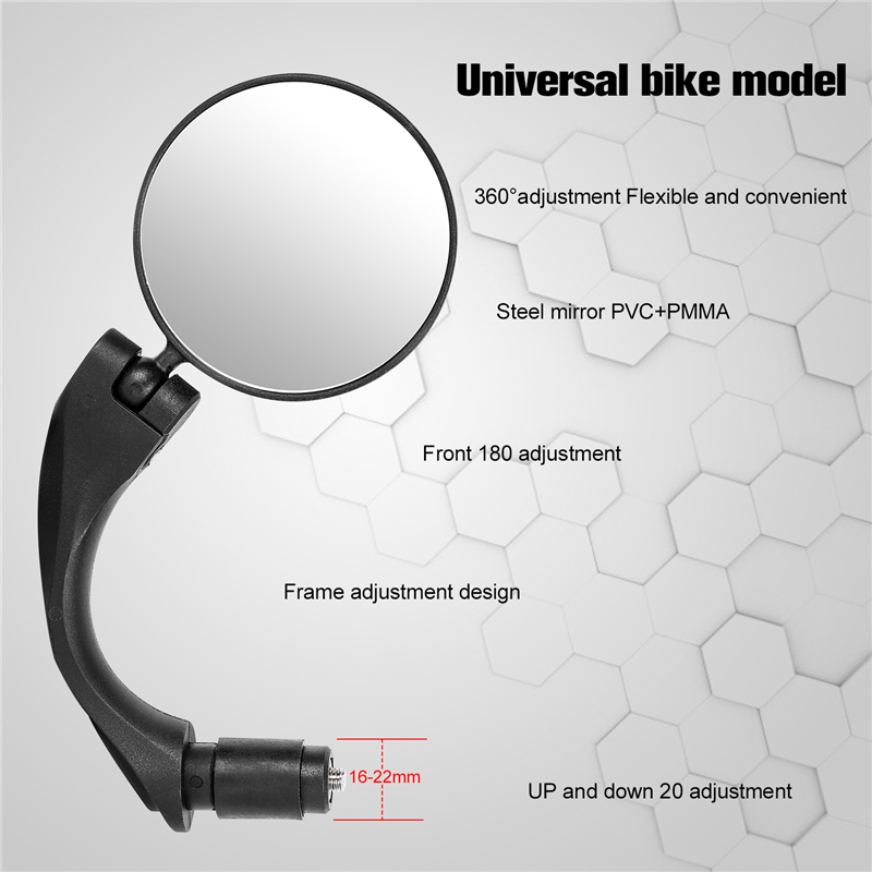 WEST BIKING Bicycle HD Rearvie - مراجعة Mirror Handlebar Convex وسعره