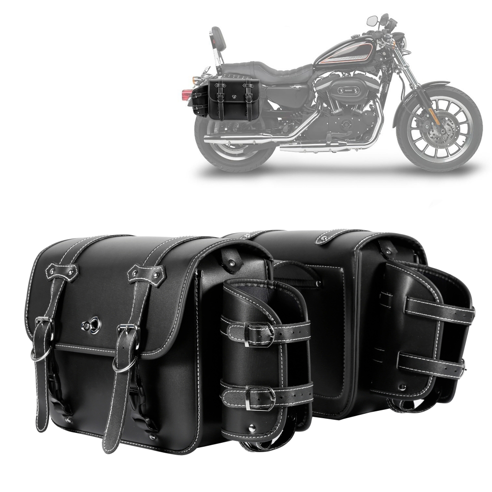 Motorcycle Saddlebags with Cup - مراجعة Panniers Waterproof Rear وسعره