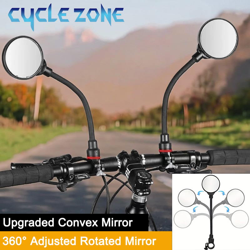 Bicycle Mirror Bike Handlebar  - مراجعة Mirror Handlebar Convex وسعره