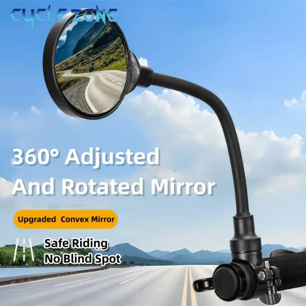 Bicycle Mirror Bike Handlebar  - مراجعة Mirror Handlebar Convex وسعره
