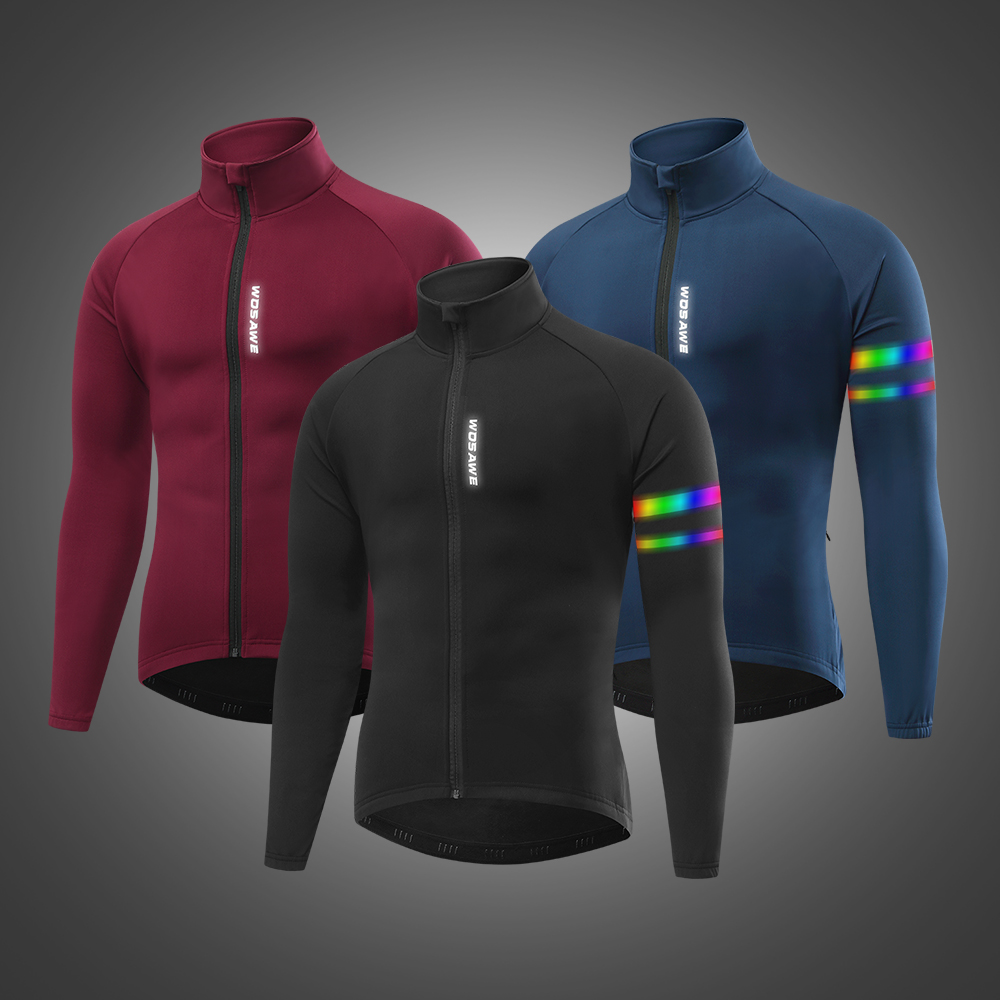 WOSAWE Men'sThermal Winter Cyc - مراجعة Cycling Commuter Jacket وسعره