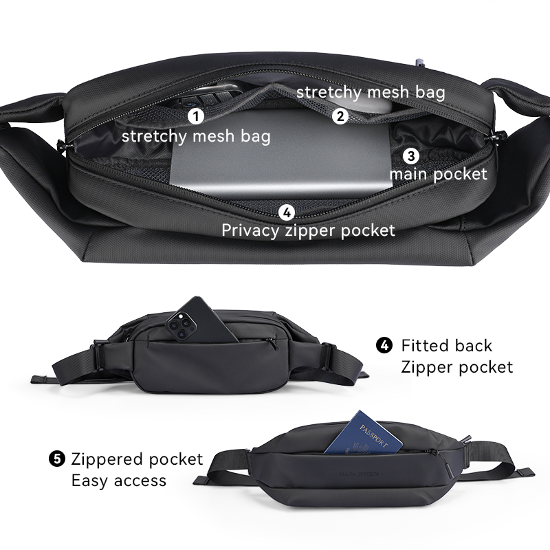 MARK RYDEN Multi-pocket Chest  - مراجعة Cycling Commuting وسعره